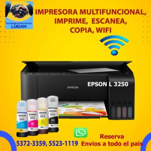 Impresora multifuncional 3 en 1 Epson EcoTank L3250